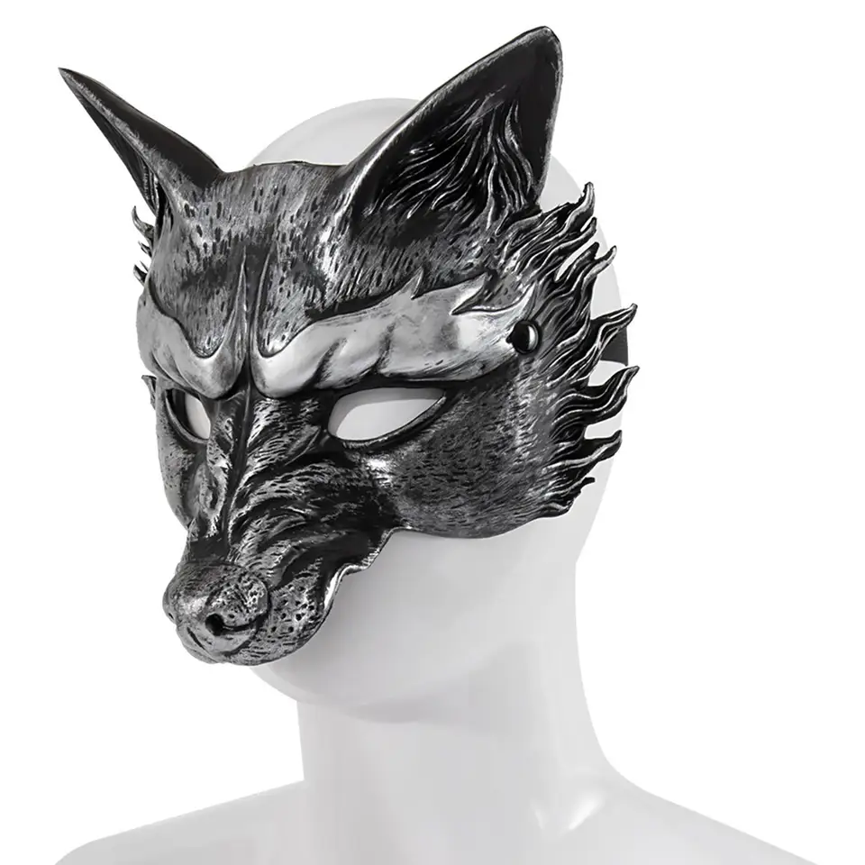 Renywosi Masque De Loup Adulte Réaliste - Accessoire Costume Halloween, Carnaval Et Mardi Gras