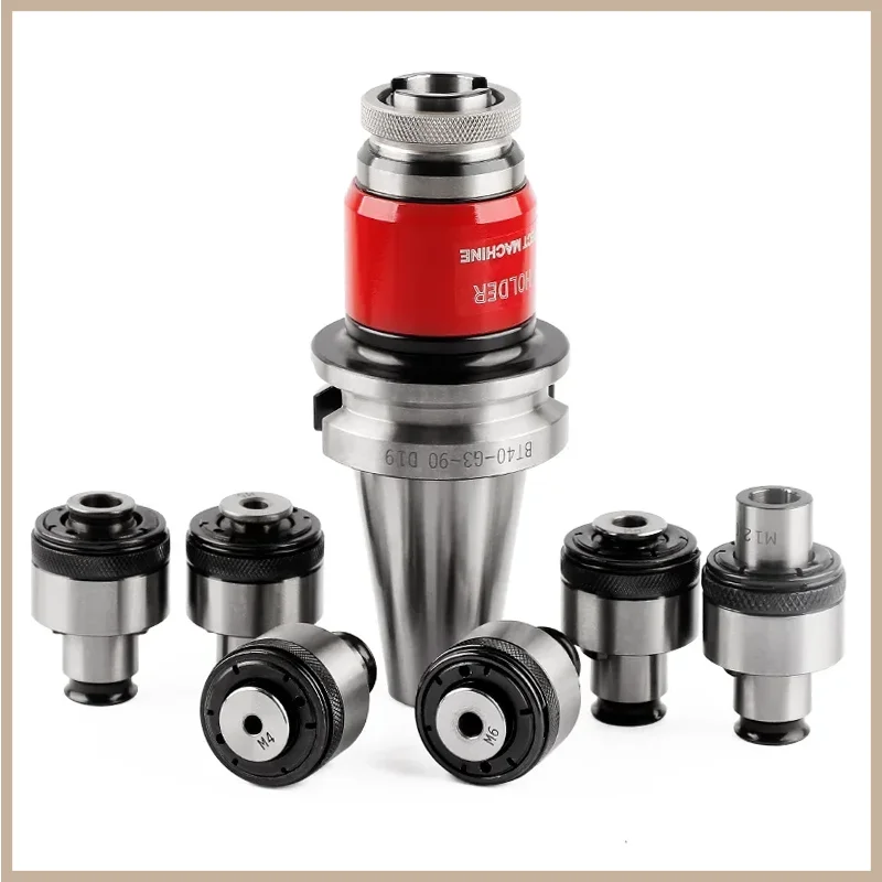 1 set BT30 BT40 G0312 DIN ISO JIS telescopic torsion protection support for tap tool support tension floating threading clamp