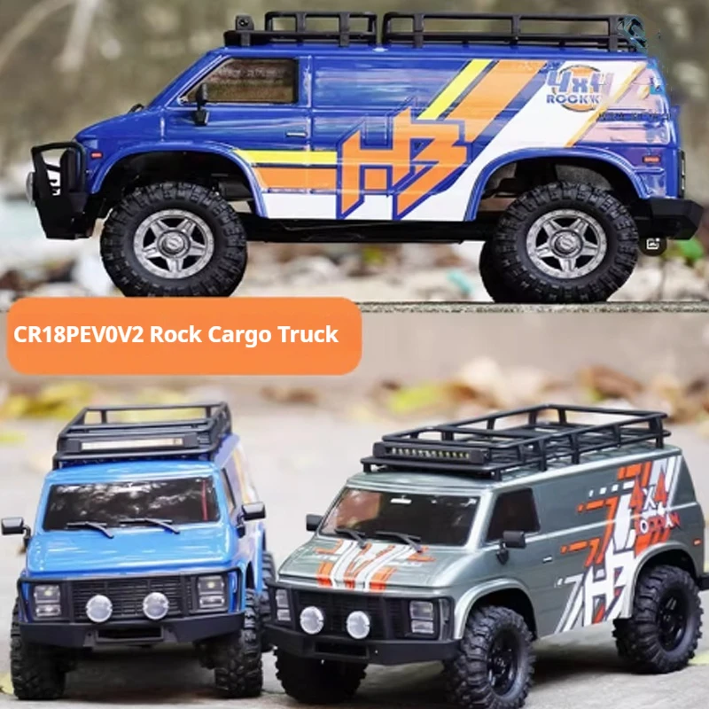 Hobbyplus 1/18 Cr18p Evo V2 Rock Van Rock Truck Пульт дистанционного управления Матовый полноприводный 2s Внедорожник для скалолазания RTR