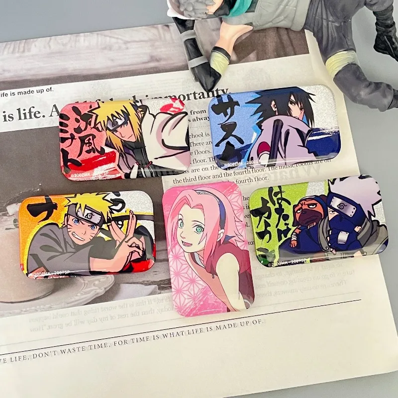 

Naruto Cartoon Anime Badge Brooches Kakashi Sakura Jiraiya Uchiha Sasuke Uzumaki Naruto Anime Peripheral Personalized Decoration