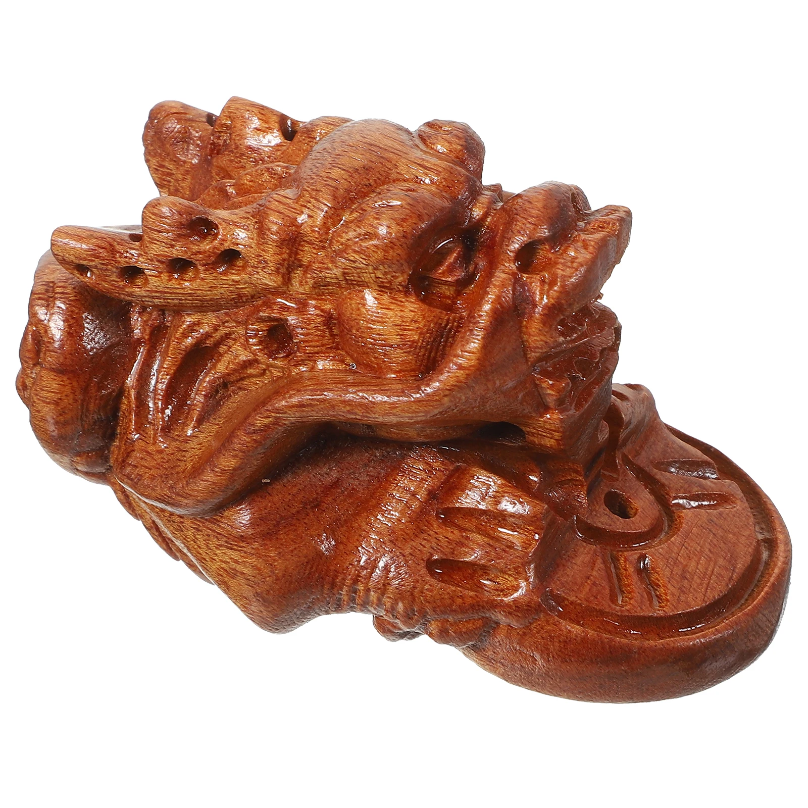 

1pc Wooden Carved Dragon Pendant Home Decor Hanging Adorn Wall Kitchen Party Wooden Carving Craft Year New Pendants