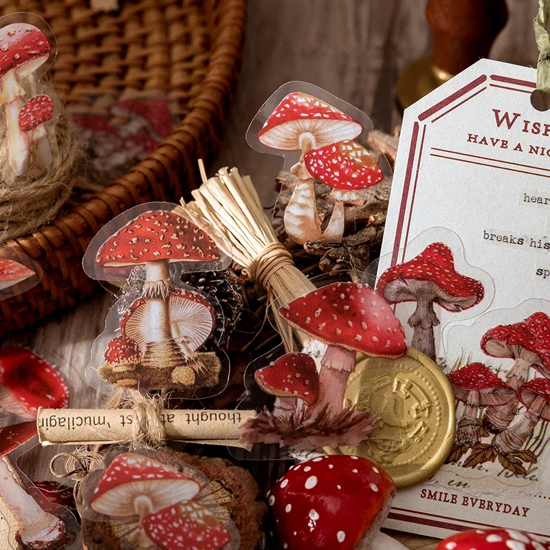 Natural plant collection Green Leaf Decorative PVC Stickers Scrapbooking Label Diary Stationery Album Phone Cup Journal Planner