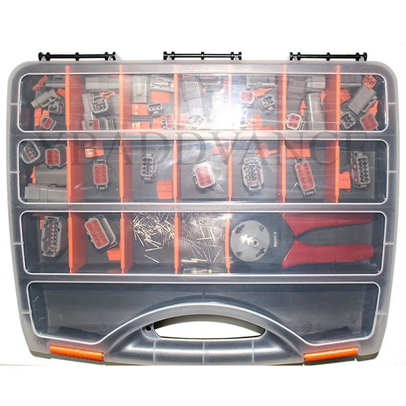 Hot Selling DTM Series Deutsch Connector Kit With Solid Terminals And Crimp Tool