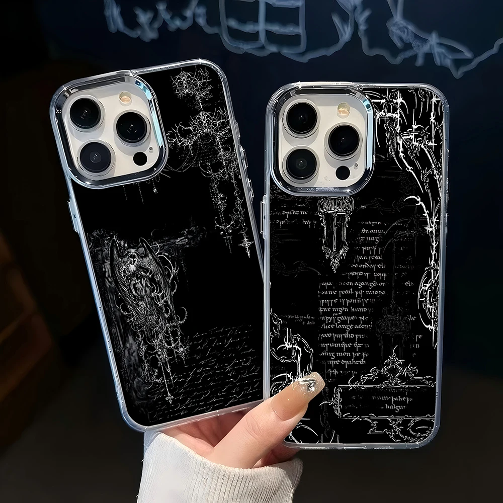 Gothic Cyber Sigil Cross Phone Case for Samsung Galaxy A56 A36 A26 A06 A55 A35 A16 A06 A54 A34 A25 A24 A15 A14 A73 A53 A33 4G 5G - view 3