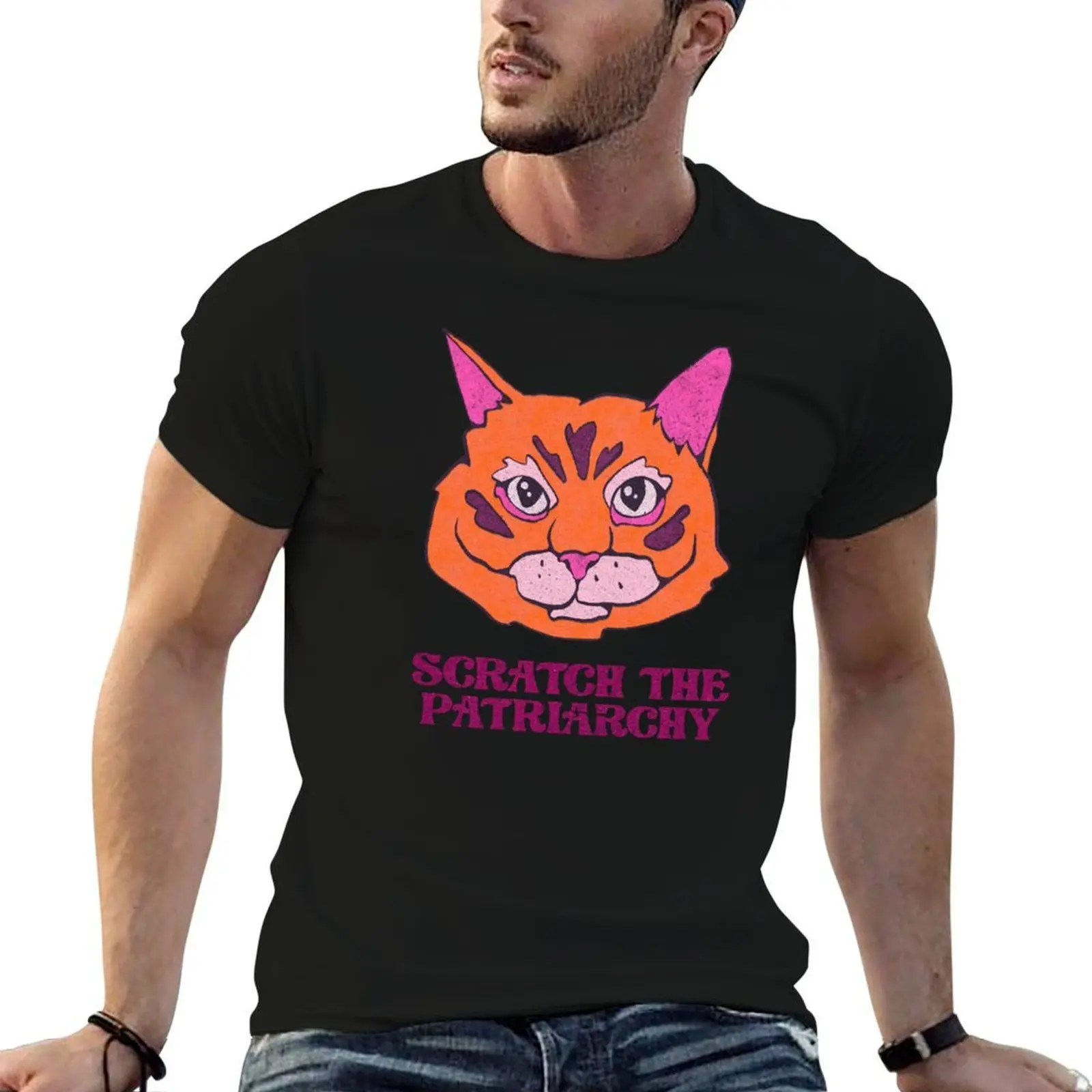 scratch the patriarchy T-Shirt funny t shirts man anime t shirts oversize man t shirt cotton high quality T-shirt