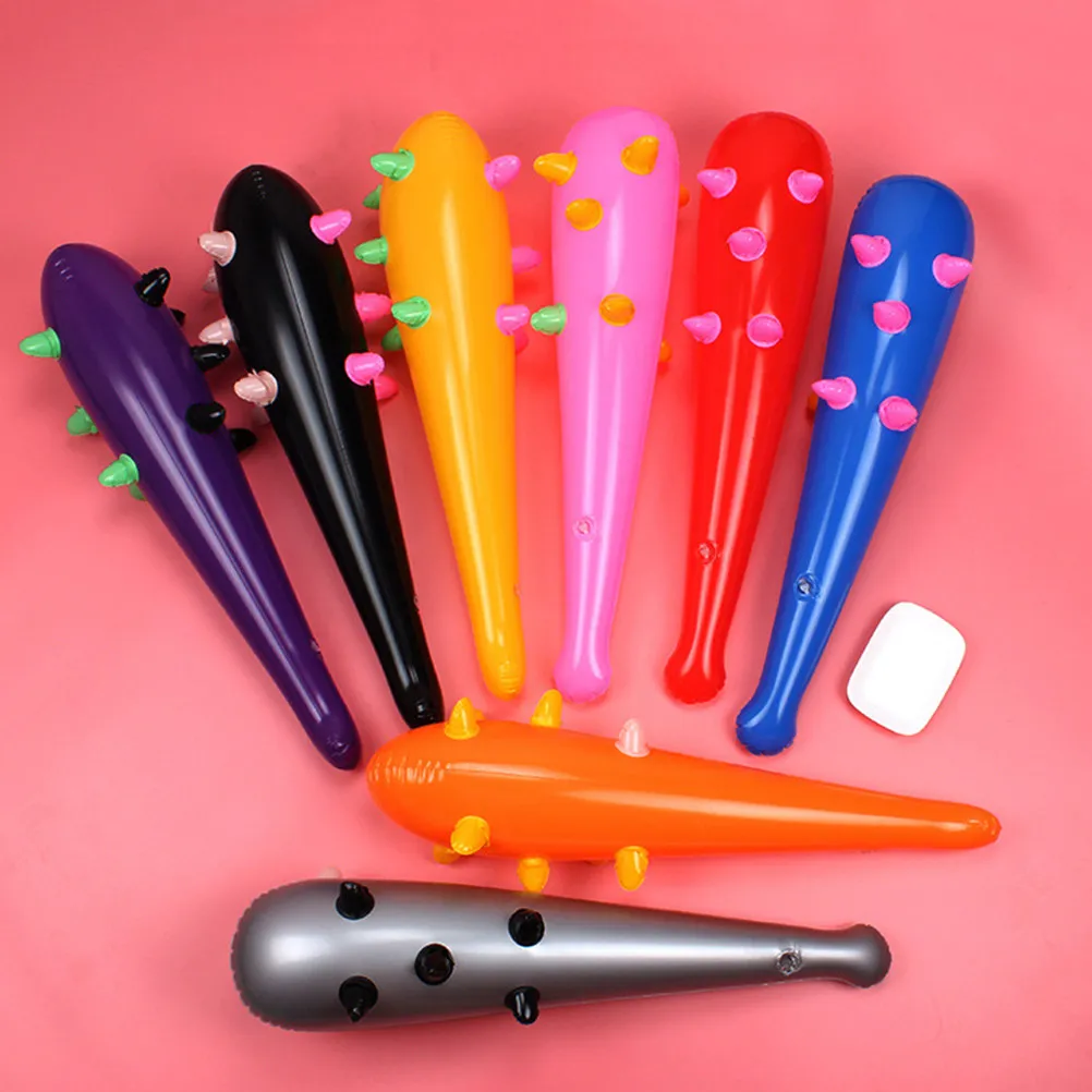 

10Pcs Inflatable Sticks Party Cheer Stick Bar Cheerleading Prop Noisemakers for Sports Events Parades Rallies Kids Fun