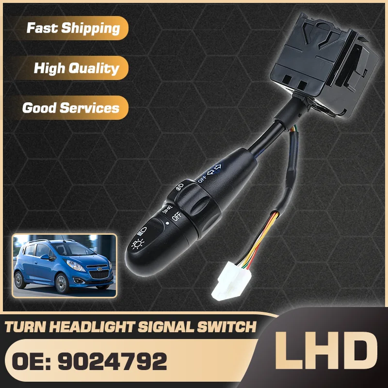 

9024792 For Chevrolet Spark MK3 Beat Daewoo Matiz Creative Ravon R2 2010-2013 LHD Turn Signal Light Combination Steering Switch