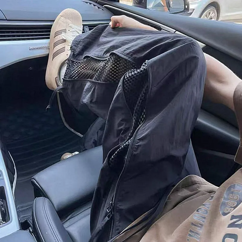 American Sle Workwear Pants Men's Summer Outdoor Mountain Climbing Hiking Qui Dry Ice Silk Casual Long Pants