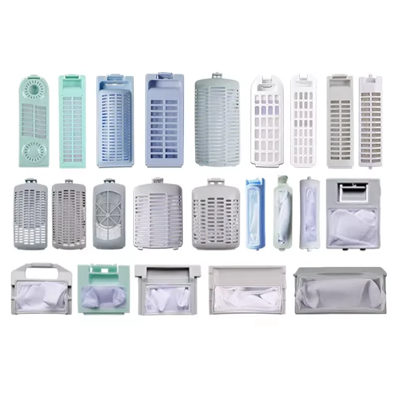 Universal Washing Machine Filter Box - Inner Mesh Bag for Waste and Thread Shavings Remover Accessory