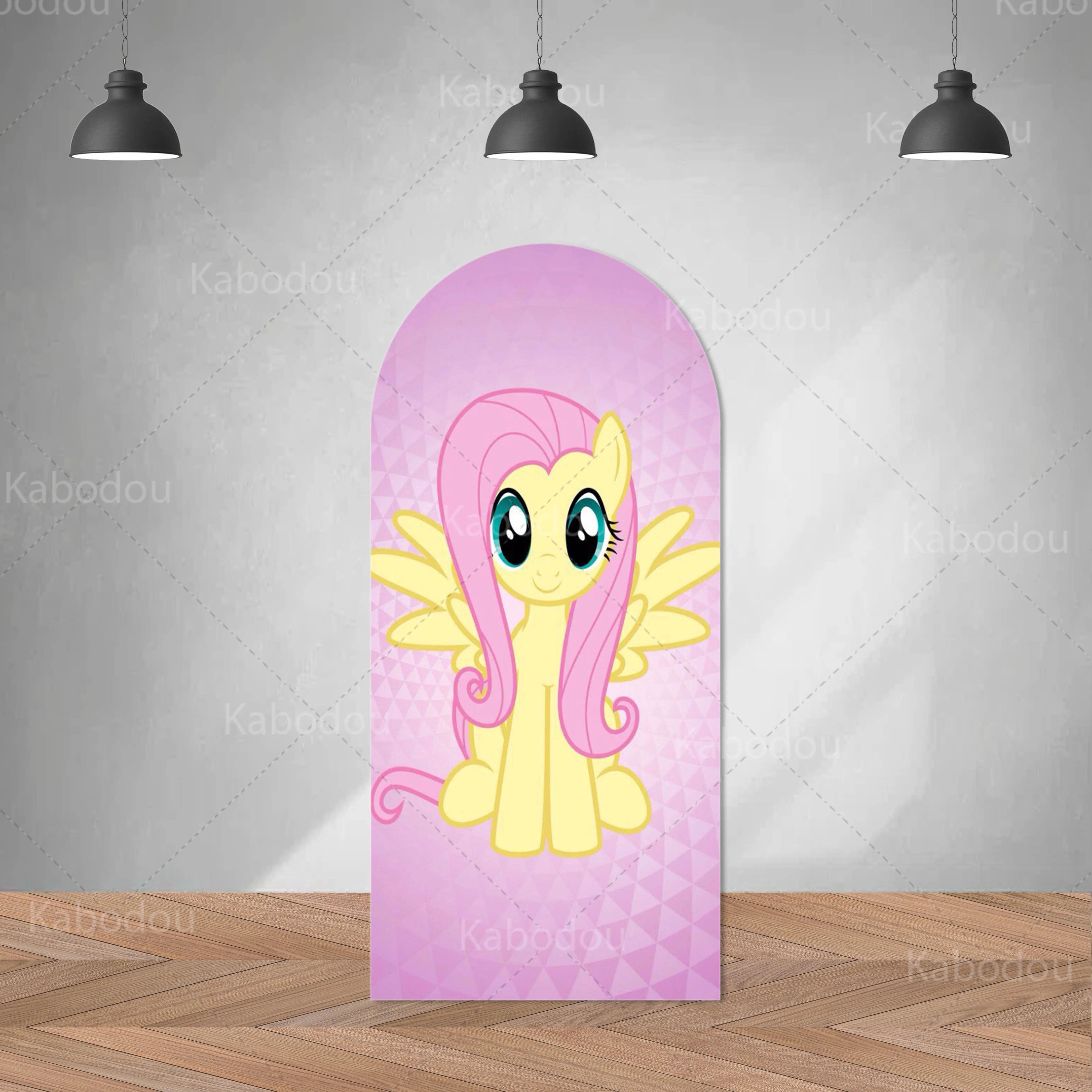 Fondo de My Little Ponys, cubierta de arco para fiesta de cumpleaños de niños, decoración de caballos de dibujos animados, fondos de Baby Shower para cabina de fotografía