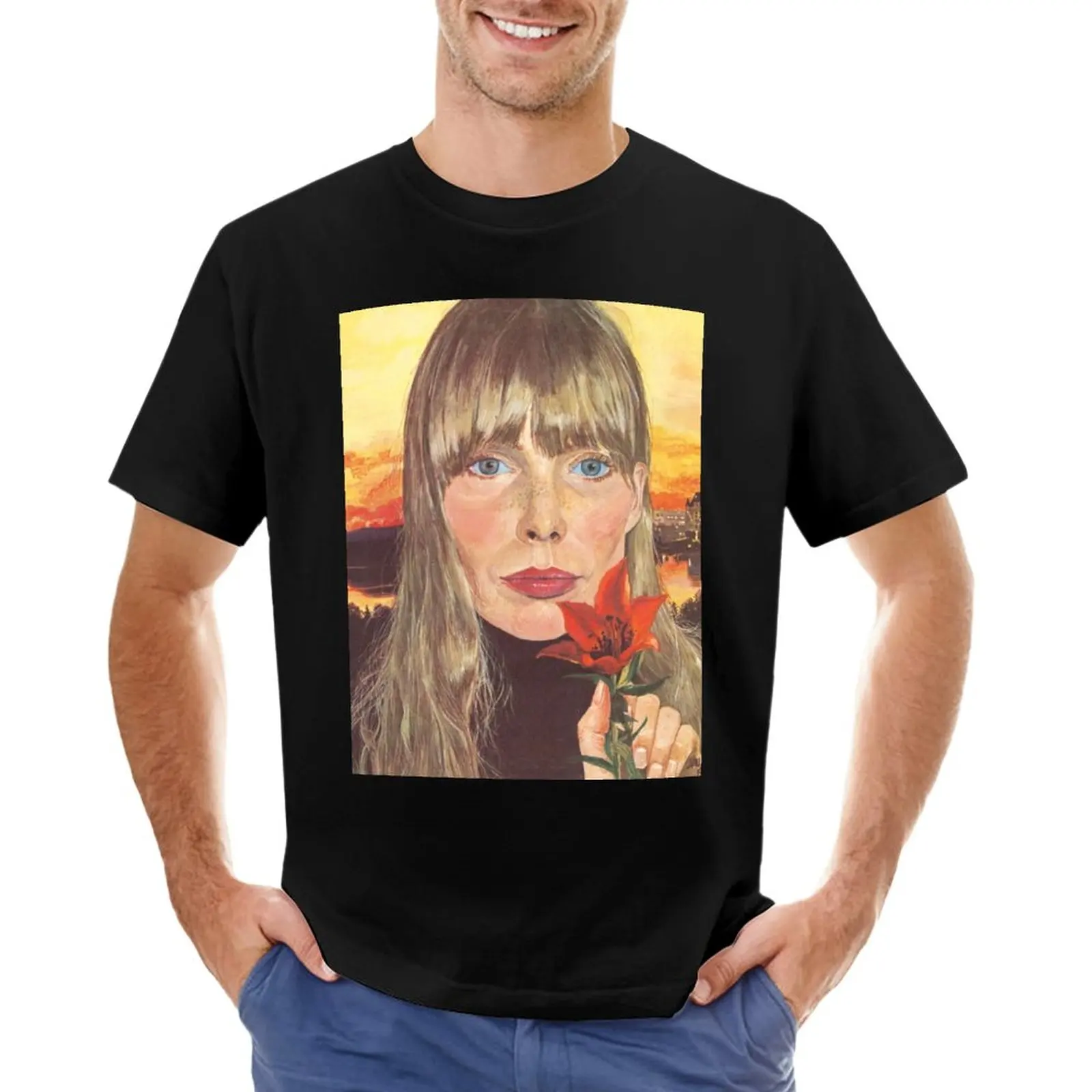 

joni mitchell T-Shirt blank t shirts quick drying t-shirt mens graphic t-shirts hip hop