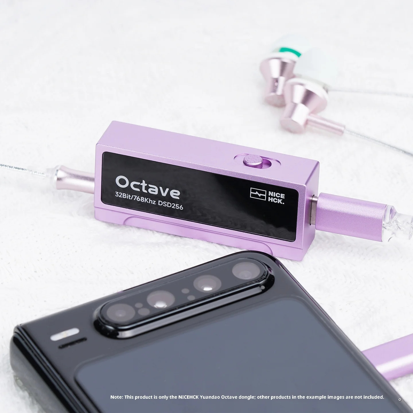 NICEHCK Octave Type-C Portable DAC Headphone Amplifier ES9039Q2M Chip Decoding Dual SGM8262 Op-Amp 3.5mm 4.4mm Output Audio AMP