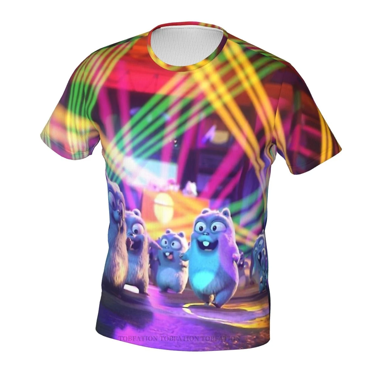 

Party Grizzy And The Lemmings Lots of Cute Bears Summer T Shirts Polyester Tshirt Quick-drying Short Sleeve 3D Printed