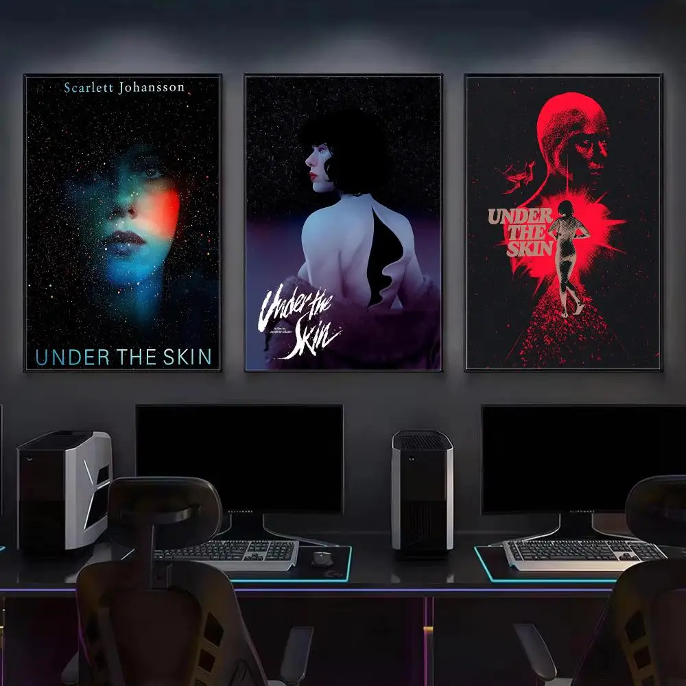 Science Fiction Film U-Under-r t-the-e S-Skin-n Poster HD Wall Art Print,Self-adhesive Poster Sticker,Aesthetic Home Decor