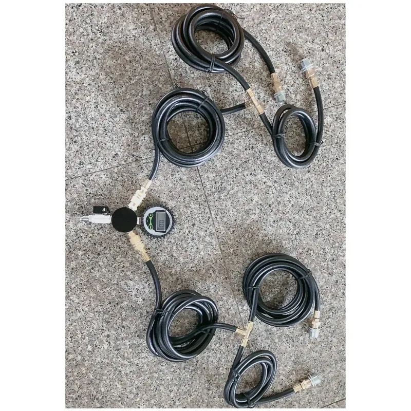 Off-Road Digital Pressure Gauge Customize Hose and Air Chuck 4 Way Tire Inflation Deflation System