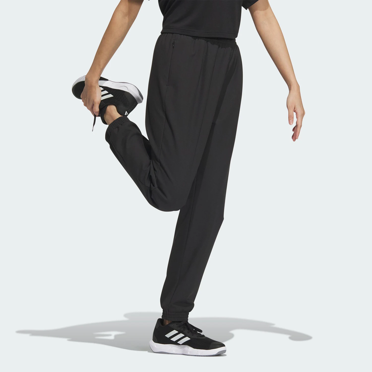 Adidas genuine minimalist women's woven fitness leg binding sports pants KA7079