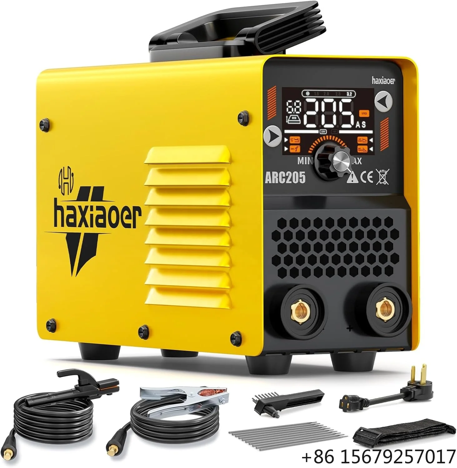 New 2-in-1 MIG & ARC Stick Welder 110V/220V Portable 205A Synergy 2 in 1 MMA/Lift TIG Welding Machine Dual Voltage ARC Welder