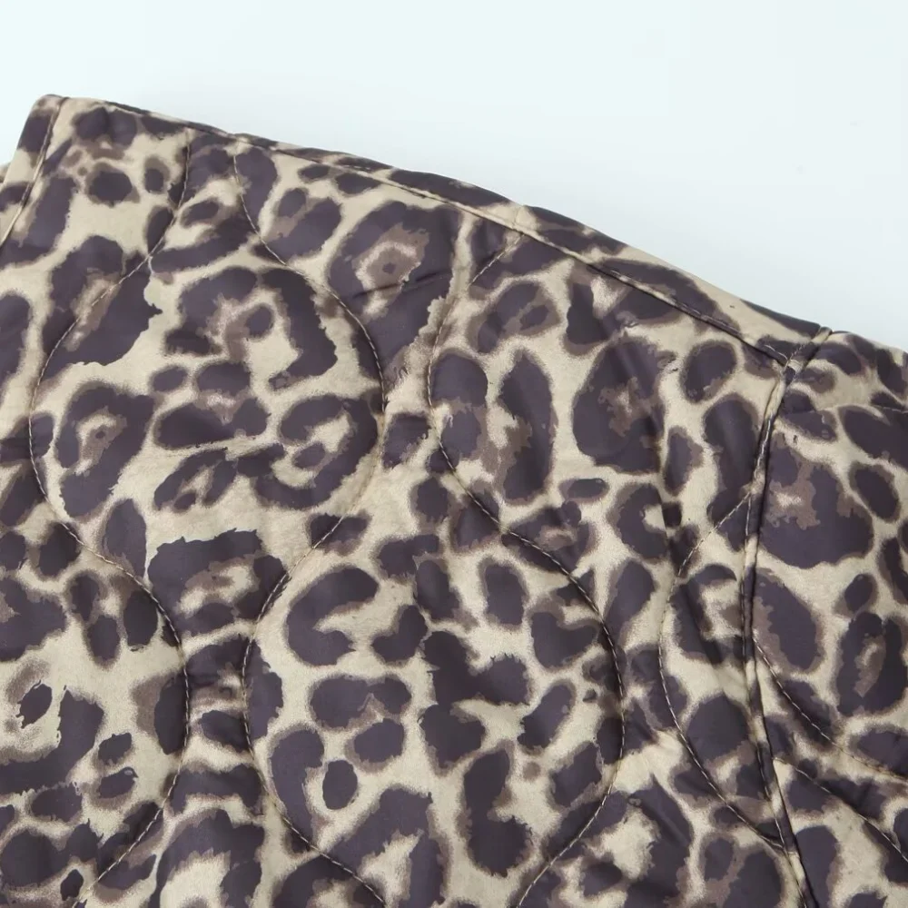 Veste ample à coutures pour femmes, manteau, col en v, manches longues, fermeture éclair, poche, motif Animal imprimé, nouvelle mode automne/hiver, coton Ja