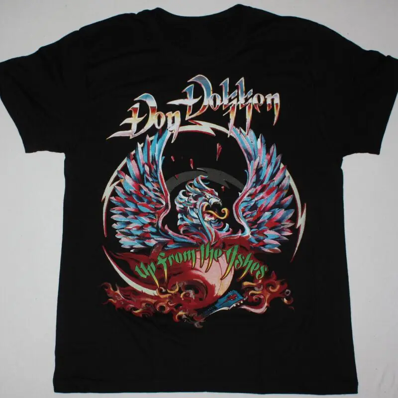 DON DOKKEN UP FROM THE ASHES Black Men S-234XL t-shirt Cotton C021