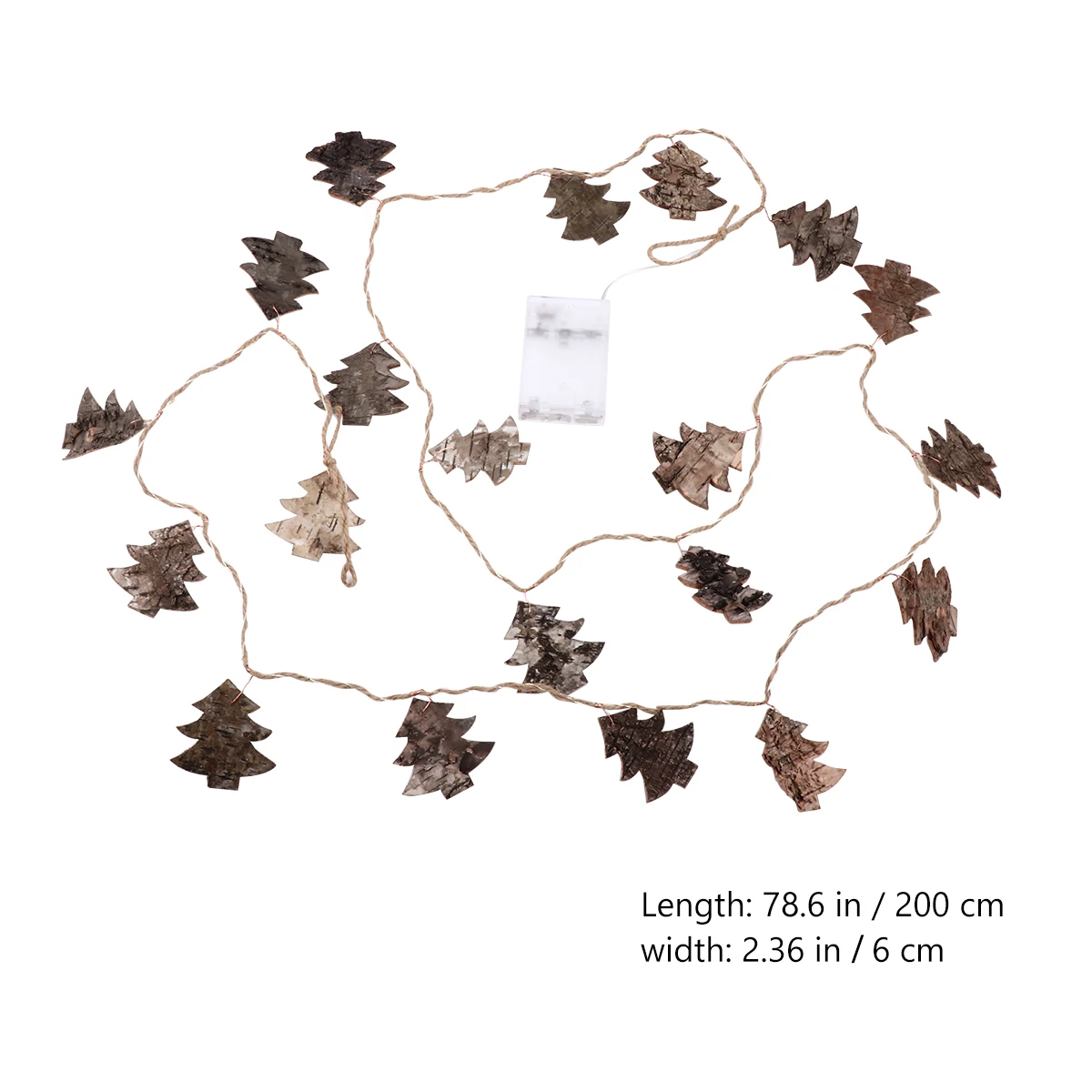 

2 Meter Christmas Tree String Lights Lamp LED Decorative Decorations Outdoor Fairy Scene Layout