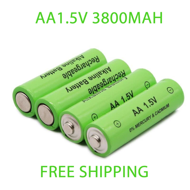 Daweikala-batería AA recargable de 3000 mAh, pila AA para relojes de 1,5 V, ratones, ordenadores, juguetes, etc.