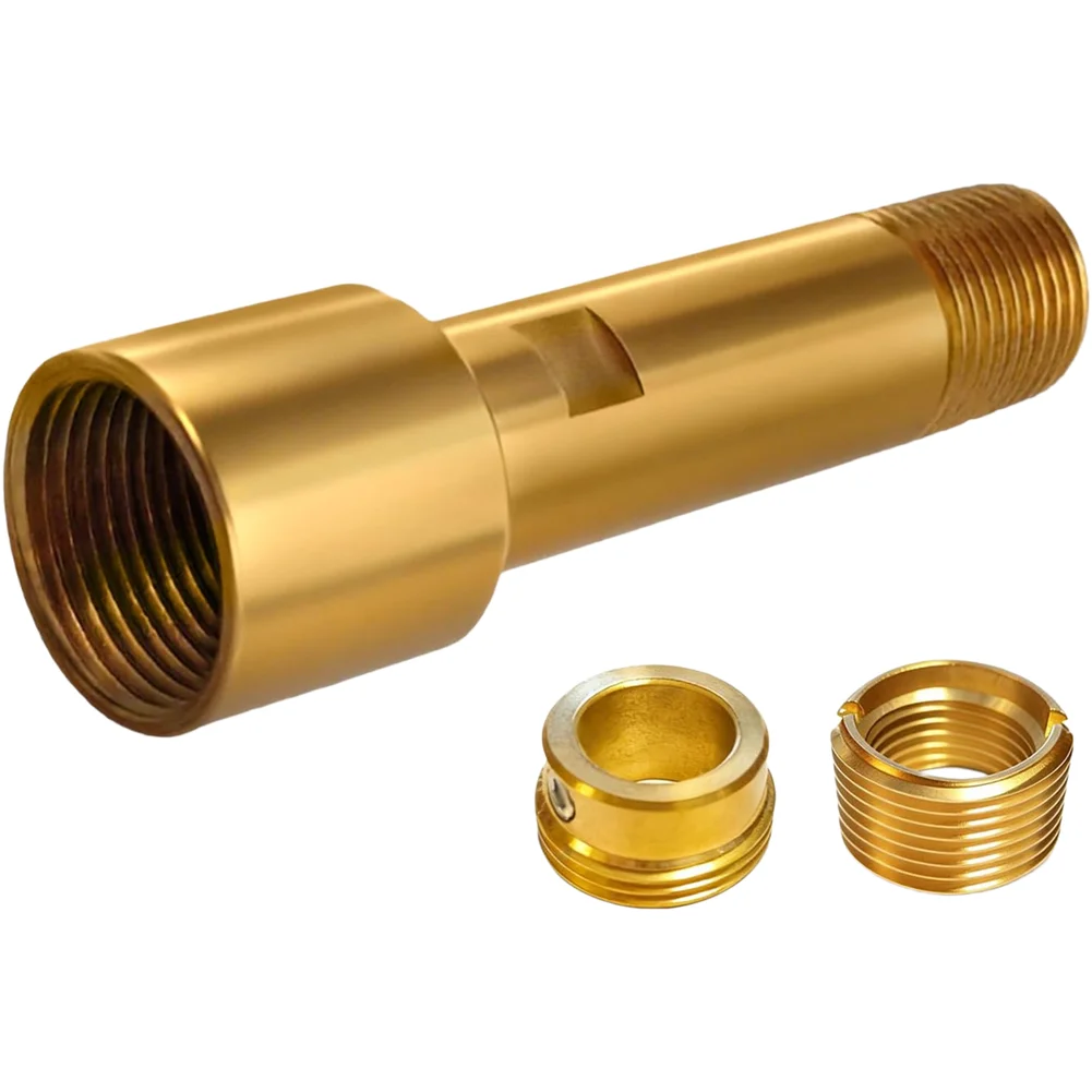 Brass Bathtub Spout Connector Adapter Built for 3/4 IPS and 1/2 IPS Threaded Pipe Compatibility in Wet Environments