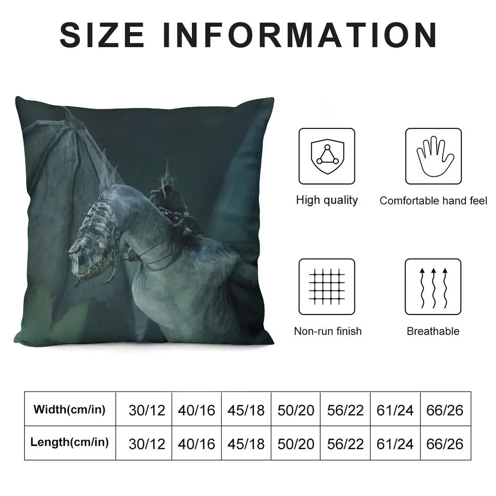 Nazgul Throw Pillow Cushion Cover For Sofa Custom Cushion pillow