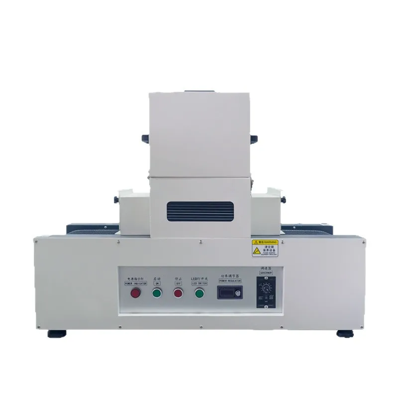 UV curing machine, small  high power desktop  curing furnace UV light source tunnel furnace