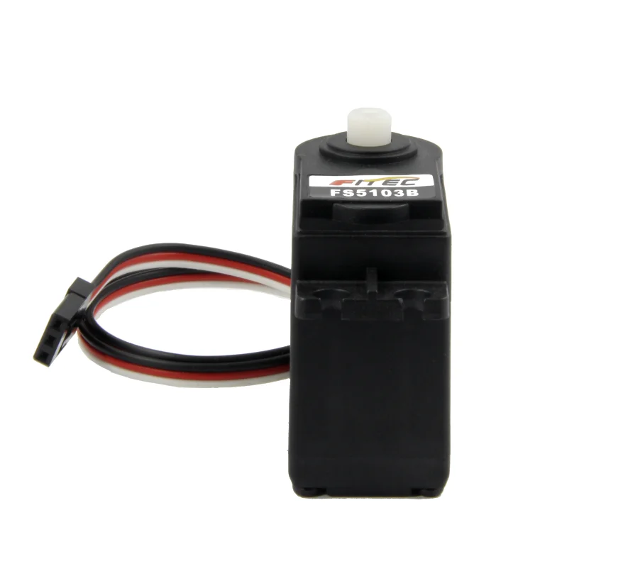 5PCS Feetech FS5103B Servomotore analogico RC 3.2KG 6KG Coppia Materiale plastico per giocattoli robot educativi