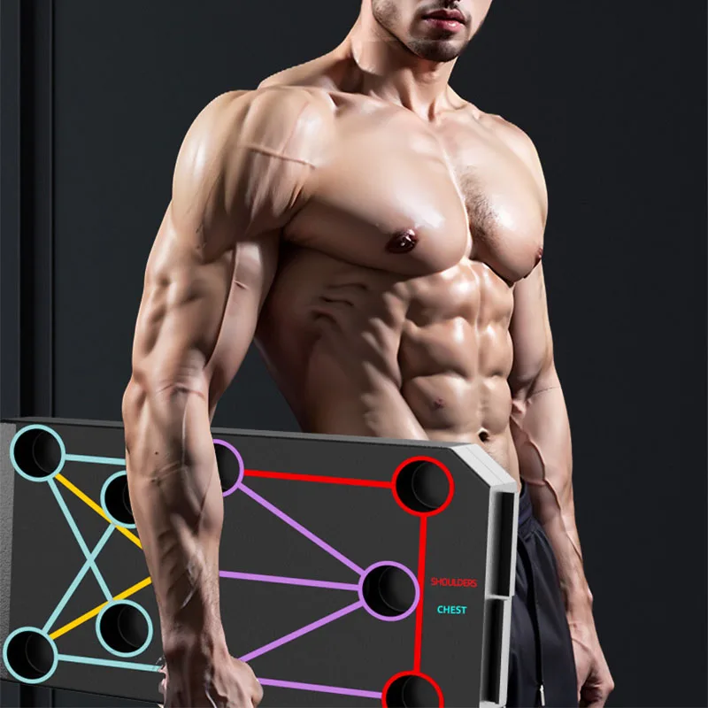 Multi-Functional Push-Up Stand Training Board – Fitness Equipment for Chest & Abdominal Muscle Training, Assists with Planks gallery 2