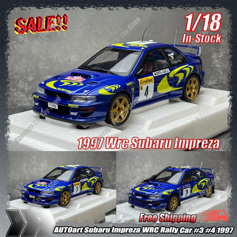 

Новинка в наличии: Коллекционная модель Autoart Subaru Impreza WRC (1:18) # 3 # 4 детализированных миниатюрных литых под давлением моделей из сплава 1997 года для детских игрушек в подарок