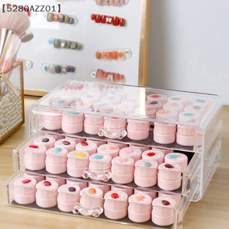 itariaHMA58 soi3/5g Japanse stijl gel lege potten lege plastic nagel cosmetische ronde containers pot kleine monster crème pot nagel gel doos