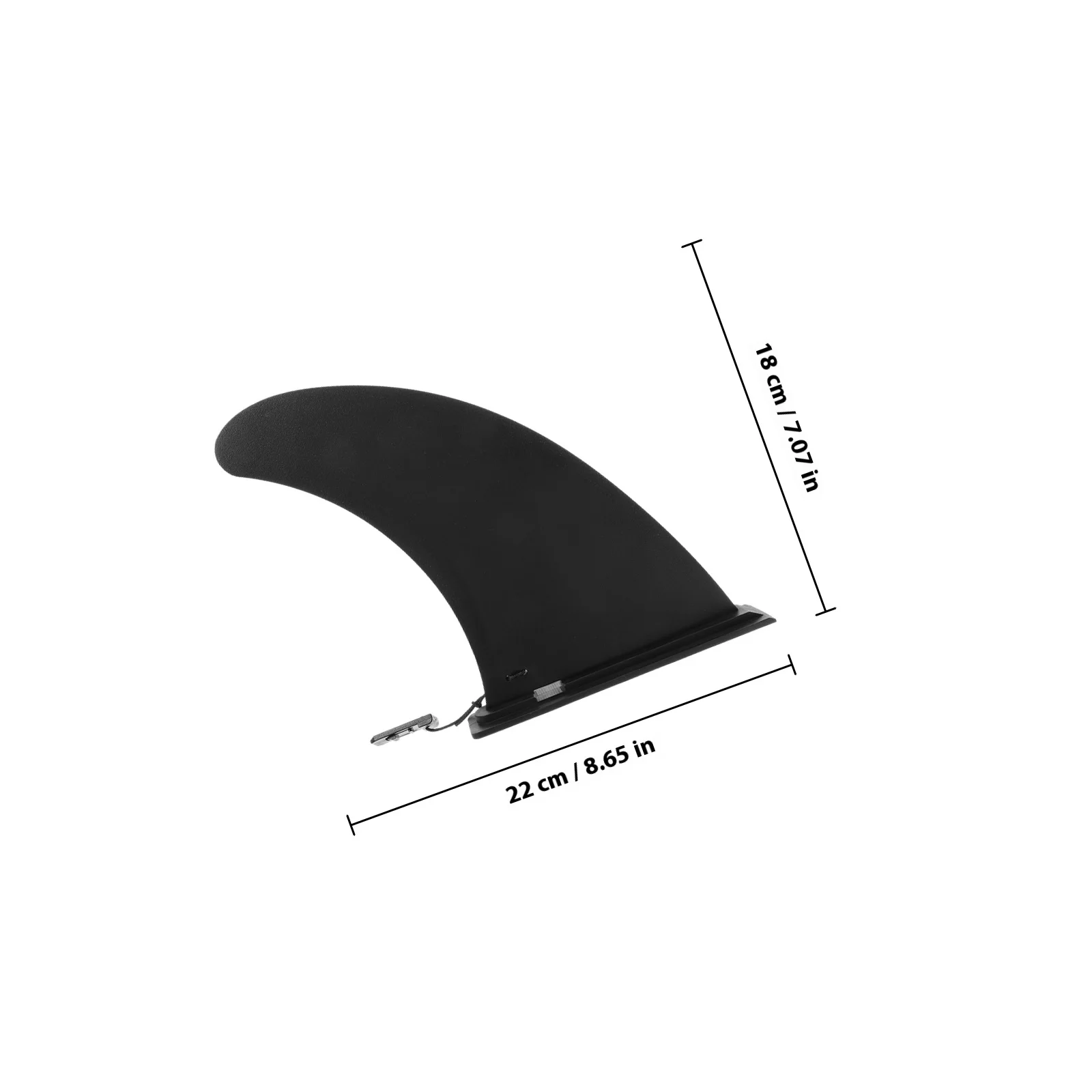 2pcs Slide-In Large Fin Durable Adjustable Paddle Board Fin For Inflatable Surfboard Stability Longboard Water Stabilizer