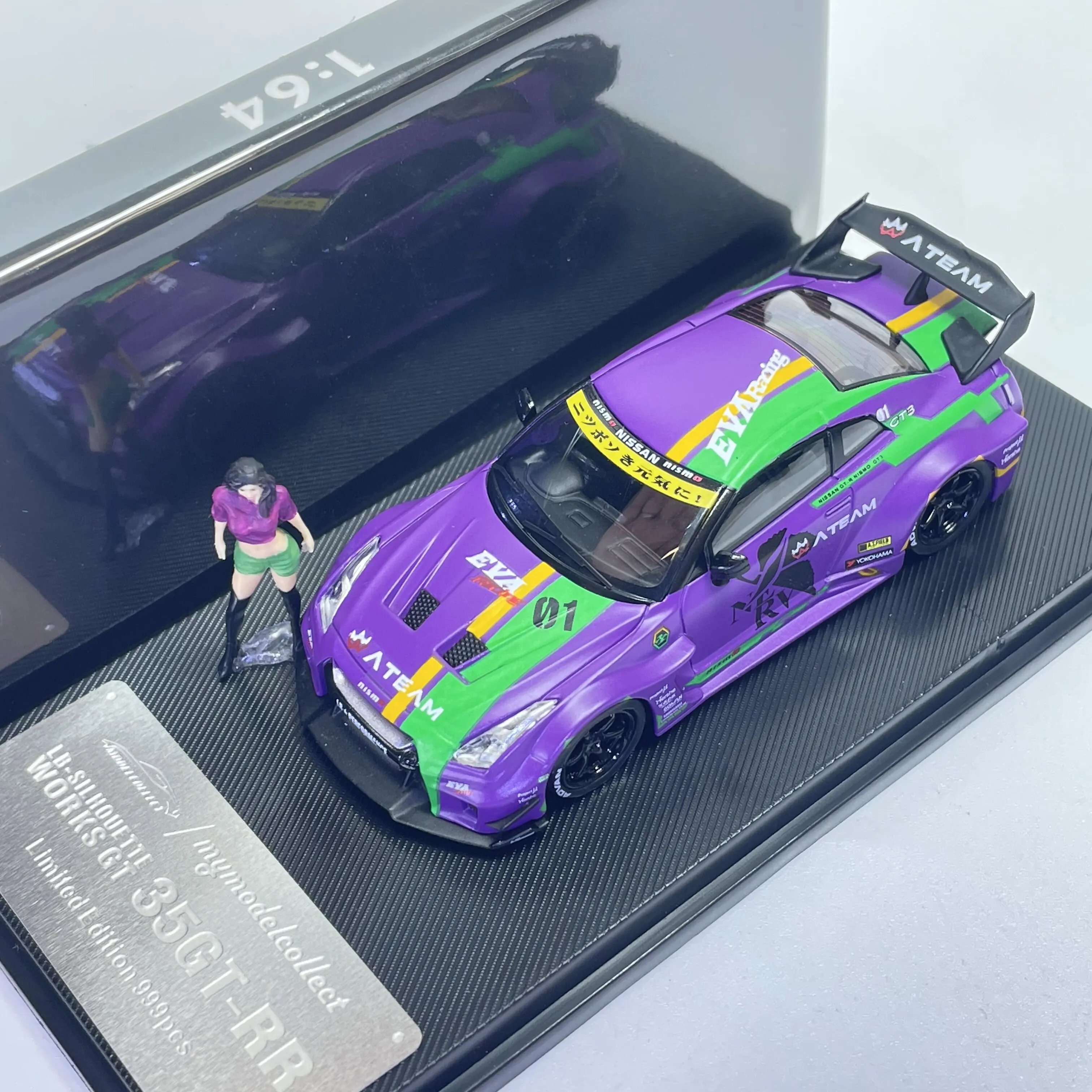 In Stock 1:64 New Product GTR R35 LB Widebody Modified Alloy Cast Static Car Model, Limited Edition, Gift, High-end Decor Item