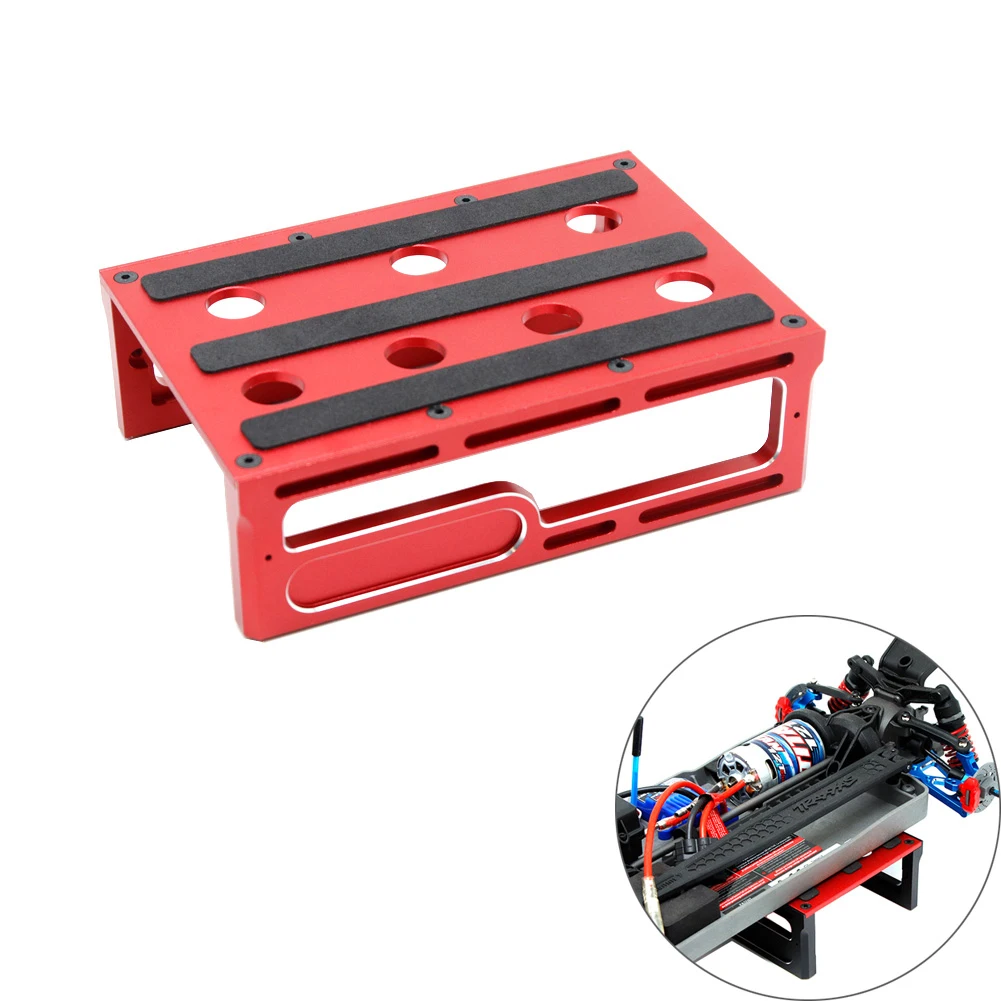 Aluminum Alloy Repair Station Work Stand Assembly Platform Holder for RC Car Universal 1/8 1/10 TRX-4 Axial SCX10 Tamiya HSP