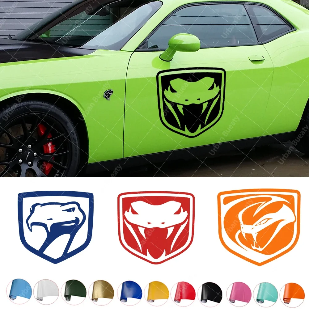 Car Engine hood Side Decals decals for Dodge Stryker Fangs Sneaky Pete Side Vinyl Stickers Pickup Vehicle Truck auto styling