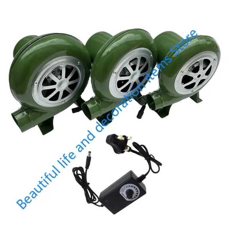 XX9B منفاخ شواء المملكة المتحدة محول صغير حداد Forges منفاخ الحديد والعتاد المحمولة شواء مروحة 12 فولت للتخييم نزهة منفاخ #3