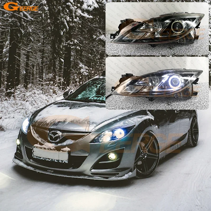 

For Mazda 6 Mazda6 Atenza GH MK2 2008 2009 2010 2011 2012 Excellent Ultra Bright COB Led Angel Eyes Halo Rings