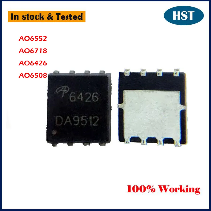 10PCS/LOT New Original AO6552 6552 AO6718 6718 AO6426 6426 AO6508 6508 QFN Chip IC Chipset