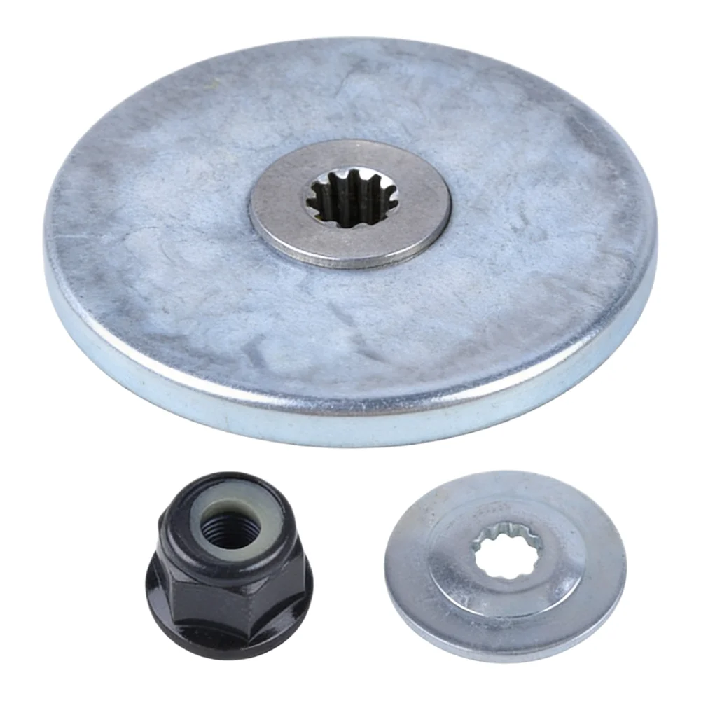 Brushcutter Gear Head Replacement Metal Blade Fixing Kit for FS120 F 00 F 50 String Trimmers Includes Collar Nut M10x1 Thread