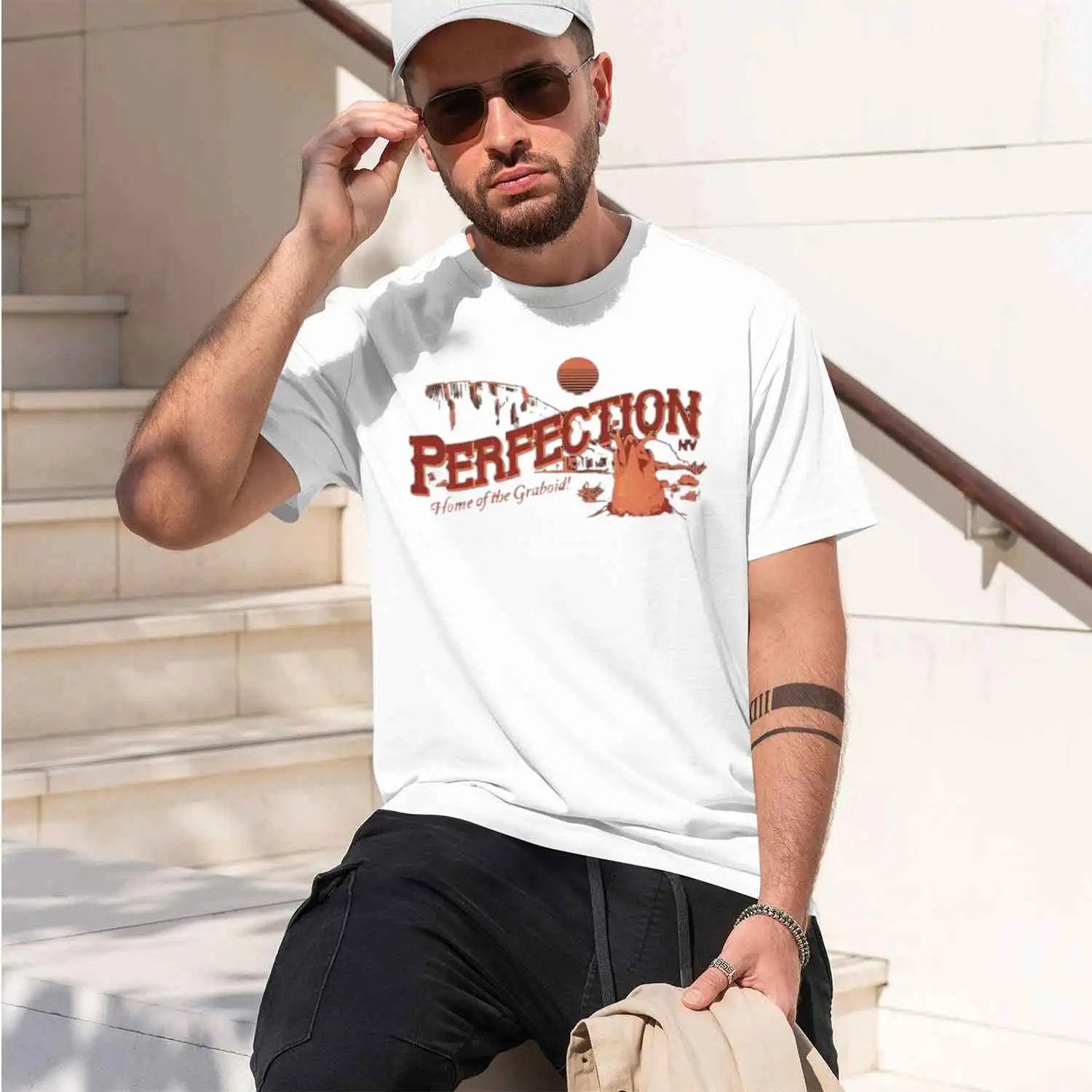 Tremors Perfection Nevada Retro Portrait Premium T-Shirt Latest Custom Tshirts Tops Shirt for Men Casual 2026 New Model Men’s Sh