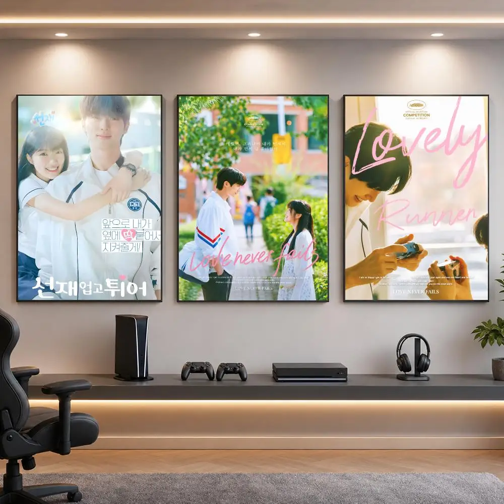 Series L-Lovely Runner Poster HD Removable Wall Art Gift Bedroom Lounge Dorm Office Gaming Cafe Bars