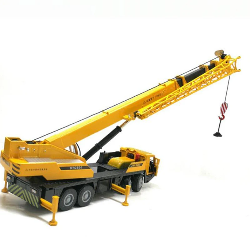 High Simulation 1:50 Alloy Engineering Crane,Crane Children\'s Toys,Collection Gifts,Scene Ornament