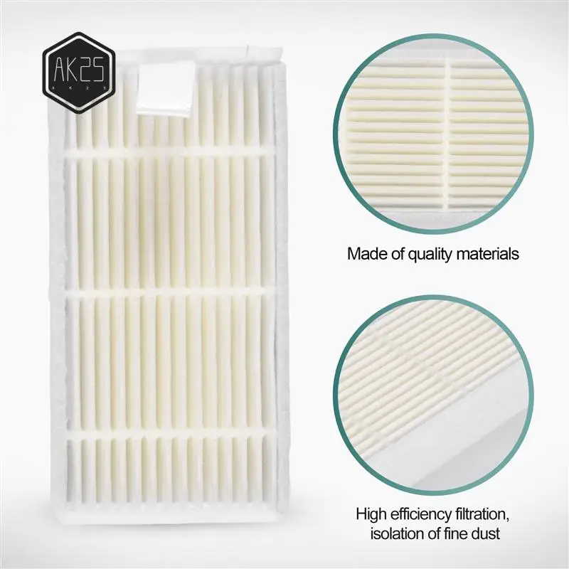 

AK25-20 Pc Hepa Filter For Ilife V5 V5S V3 V3S V5pro V50 V55 X5 V5S Pro Robot Vacuum Cleaner Parts