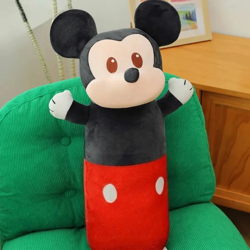 

65cm Mickey and Minnie Long Stuffed Animal Pillow Cute Plush Toy Cartoon Pillow Doll Children's Birthday Christmas Gift