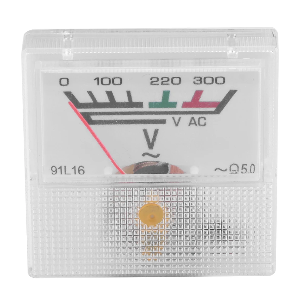 91L16 DC15V/20V/AC30V/50V/75V/150V /300V Voltage Measuring Instrument Pointer Type Voltmeter Voltage Meter