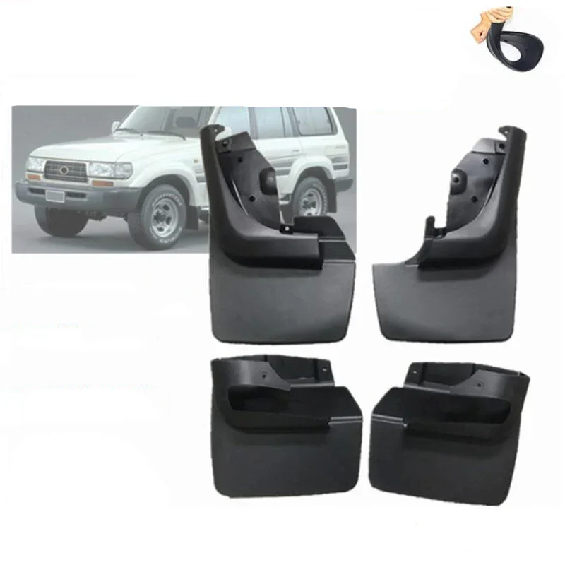 Car Mudguards Fender Mud Flaps Mudguard For Land Cruiser 4500 FJ80 LC80 1990 1991 1992 1993 1994 1995 1996 1997