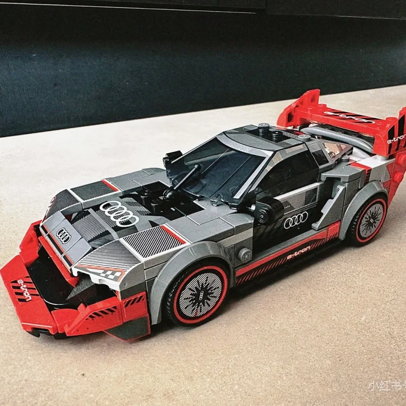 Bloques de construcción, coches deportivos geniales, coches clásicos de fama mundial, modelos de ensamblaje de coches de carreras, rompecabezas para niños, juguetes de ensamblaje, regalos, decoración