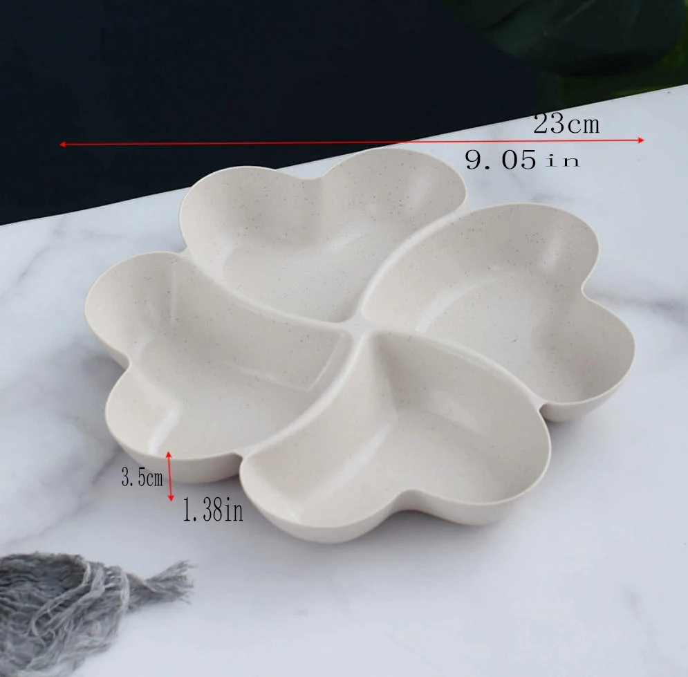 1 Piece Heart-Shaped Party Snack Tray, Appetizer Plate, Snack Bowl, Multi-Tier Snack Bowl Tray, Nuts, Candy, Fruild Essential