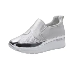 Plus Size 35-43 Shoes for Women Autumn Spring Women Loafers Rhinestone Platform Casual Sneakers Non-slip Zapatos De Mujer